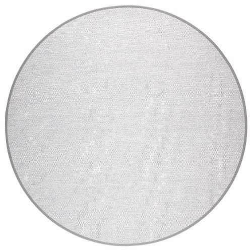 Sivý kusový koberec Aho fínskej značky VM-Carpet z vlny, papierového vlákna a ľanu