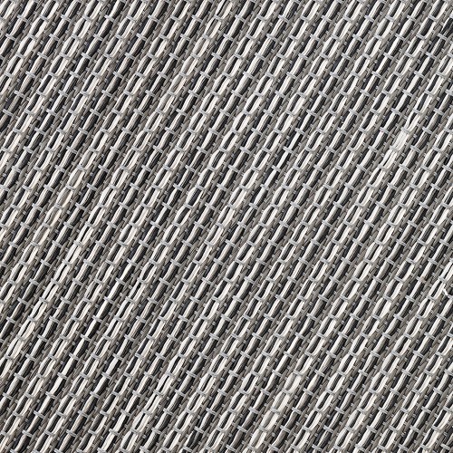 Černobílý kusový koberec Honka z papírového vlákna od finského výrobce VM-Carpet