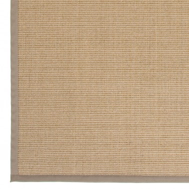 Béžový kusový koberec Sisal z prírodného sisalu od fínskeho výrobcu VM-Carpet