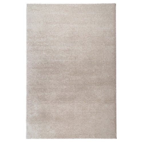 Béžový kusový shaggy koberec Silkkitie od fínskeho výrobcu VM-Carpet